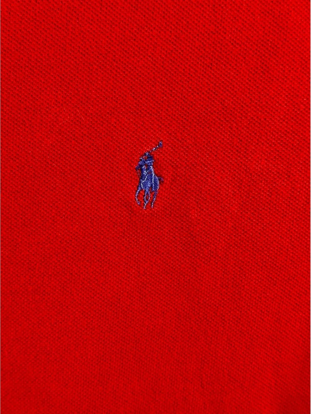 Polo Ralph Lauren Polo Shirt Mens M Red Blue Pony 100% Cotton Philippines